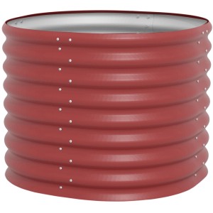 Vitavia Hochbeet 630 Vita Rund Rubin, 82x162x63 cm, aus witterungsbeständigem Zincalume®.