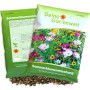 Samenpackung "Deine Gartenwelt Sommerblumenwiese" mit bunter Blumenmischung, 100g.
