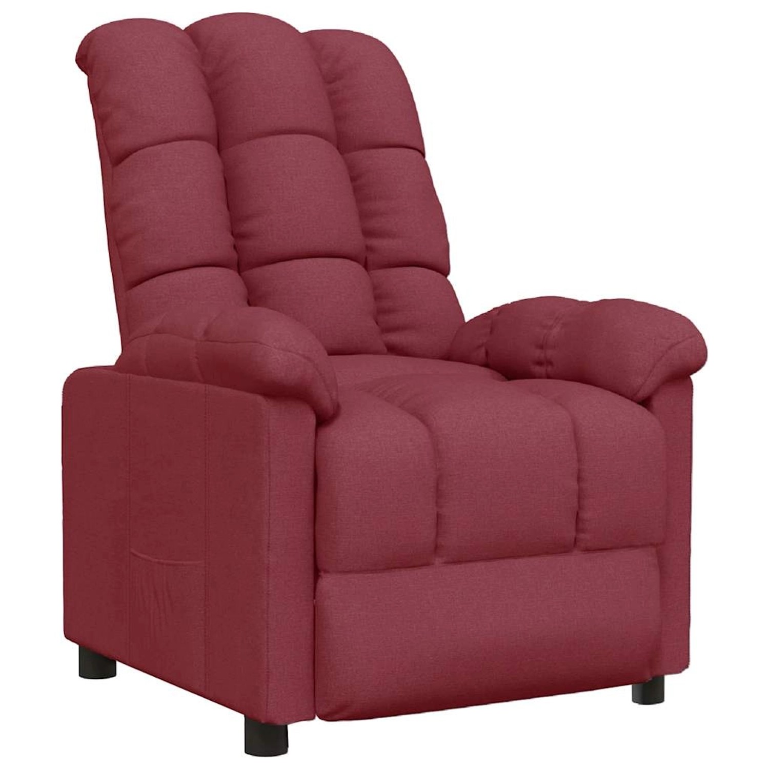 vidaXL Relaxsessel Weinrot Stoff 289799