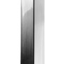 Hettich Tischbein, 200 mm hoch, Edelstahl-Optik, eckig, für Möbel.