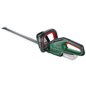 Bosch Akku-Heckenschere UniversalHedgeCut 18-55 Solo, grün-schwarz, mit langem Messer für den Garten. Ohne Akku.