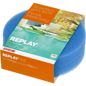 Eheim Filtermatte Replayfine Rund, blaue Filtermatte für Teichpumpen & Filter