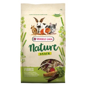 Nature Snack Fibres 500g: Nager-Snack mit Ballaststoffen, Gemüse und Kräutern für Kaninchen, Meerschweinchen & Co.