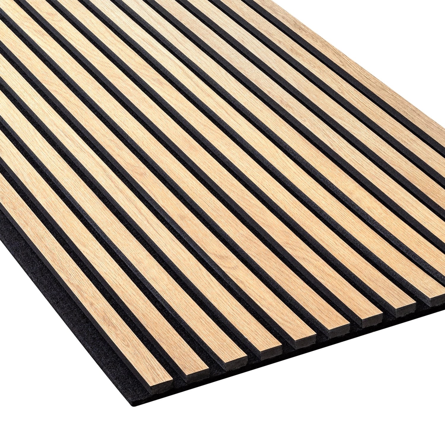 NOEL & MARQUET NMC SELITSTYLE 3D Akustikpanel Lamellenwand Holzoptik Eiche hell 240 x 56,5 cm 2400 mm x 565 mm x 19 mm 1...