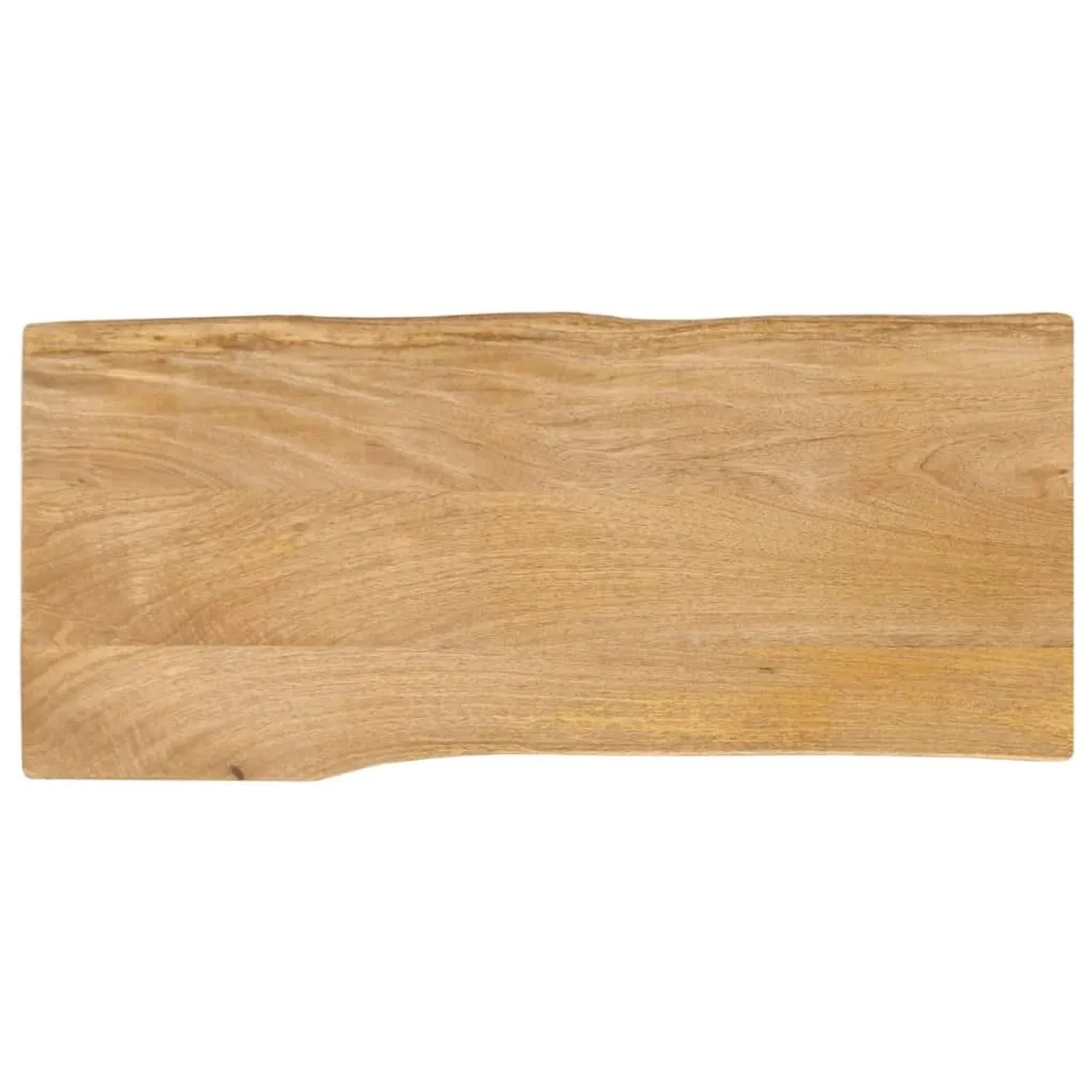 vidaXL Tischplatte mit Baumkante 80x40x3,8 cm Massivholz Mango 370730