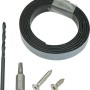 Kovalex Schrauben Set 3 für Alu-Unterkonstruktion mit Bohrer, Bit und Terrassenpad Rolle.