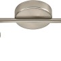 LED-Spot Chiusa mit 4 Leuchten, Nickel matt, für Deckenmontage