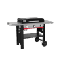 Weber Gasgrill Slate GPD Premium Plancha 71 cm, schwarz, mit 3 Brennern und Ablagetisch.