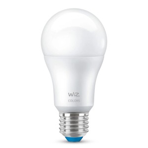 2er-Pack WiZ LED-Lampe E27, 8,5W, Glühlampenform, dimmbar, Weißtöne.