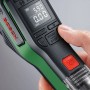 Bosch Pneo Akku-Druckluftpumpe mit digitalem Display und Bedienelementen.