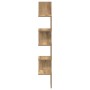 vidaXL Wand-Eckregal Artisan-Eiche 20x20x127,5 cm Holzwerkstoff 856615_4
