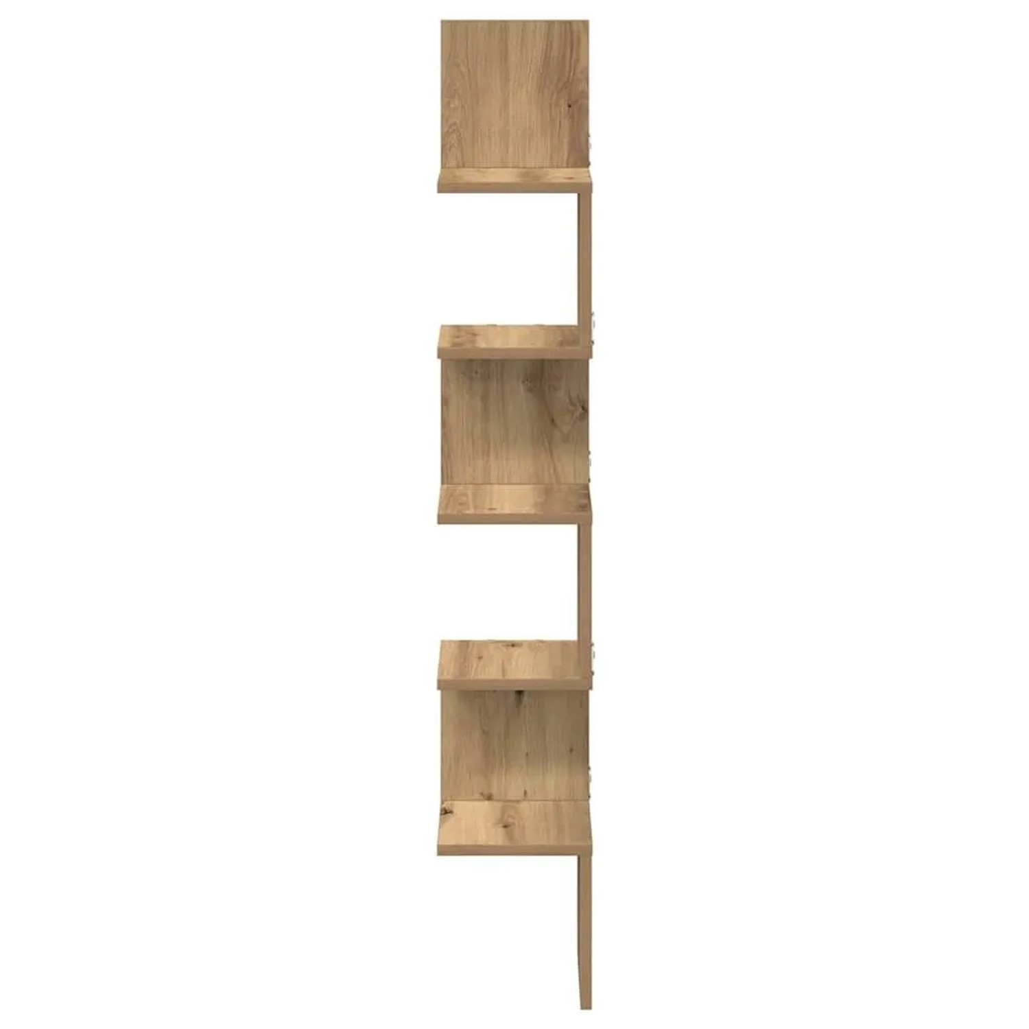 vidaXL Wand-Eckregal Artisan-Eiche 20x20x127,5 cm Holzwerkstoff 856615_4