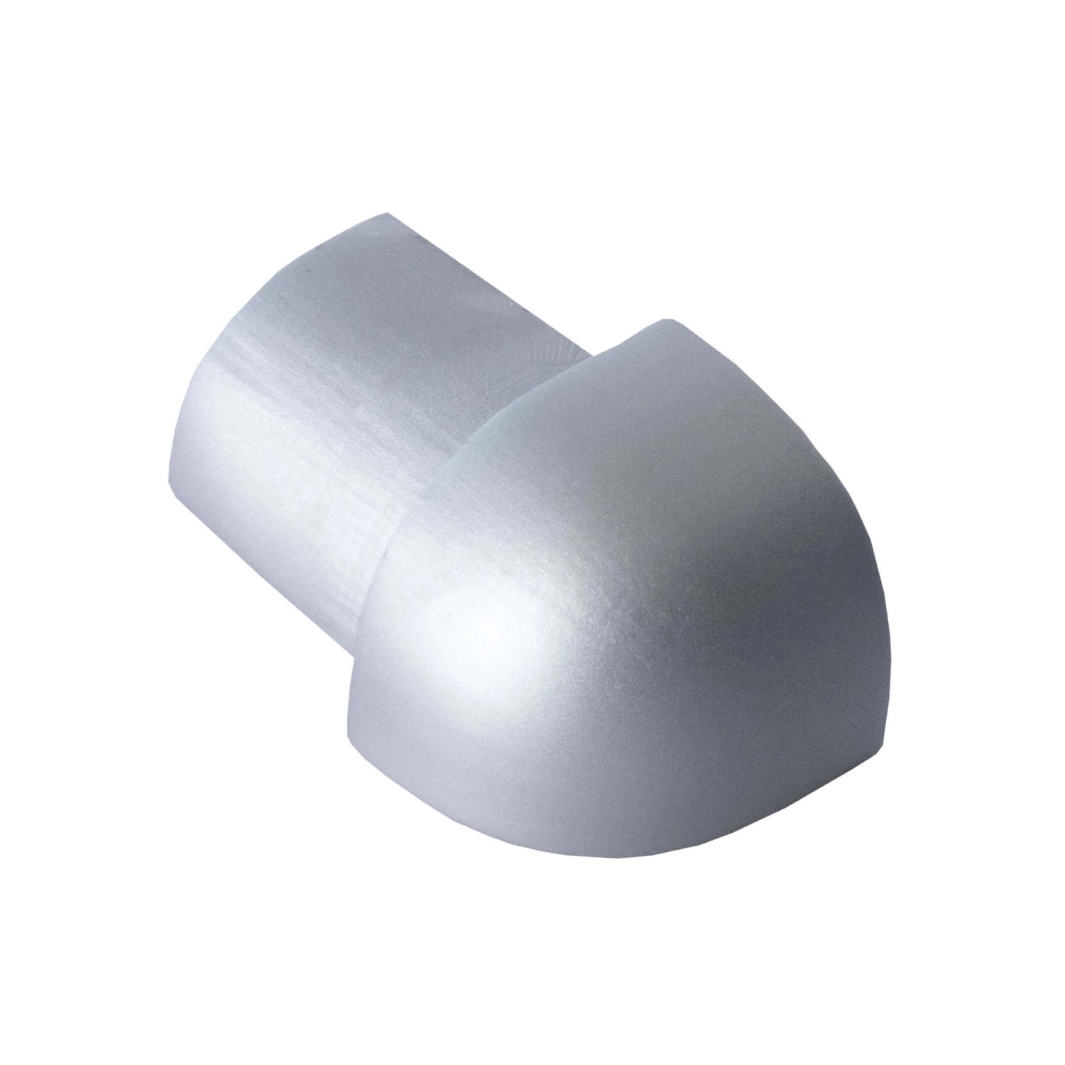Dalsys Außeneck Fliesenschiene Viertelkreis 10mm Aluminium Silber Matt