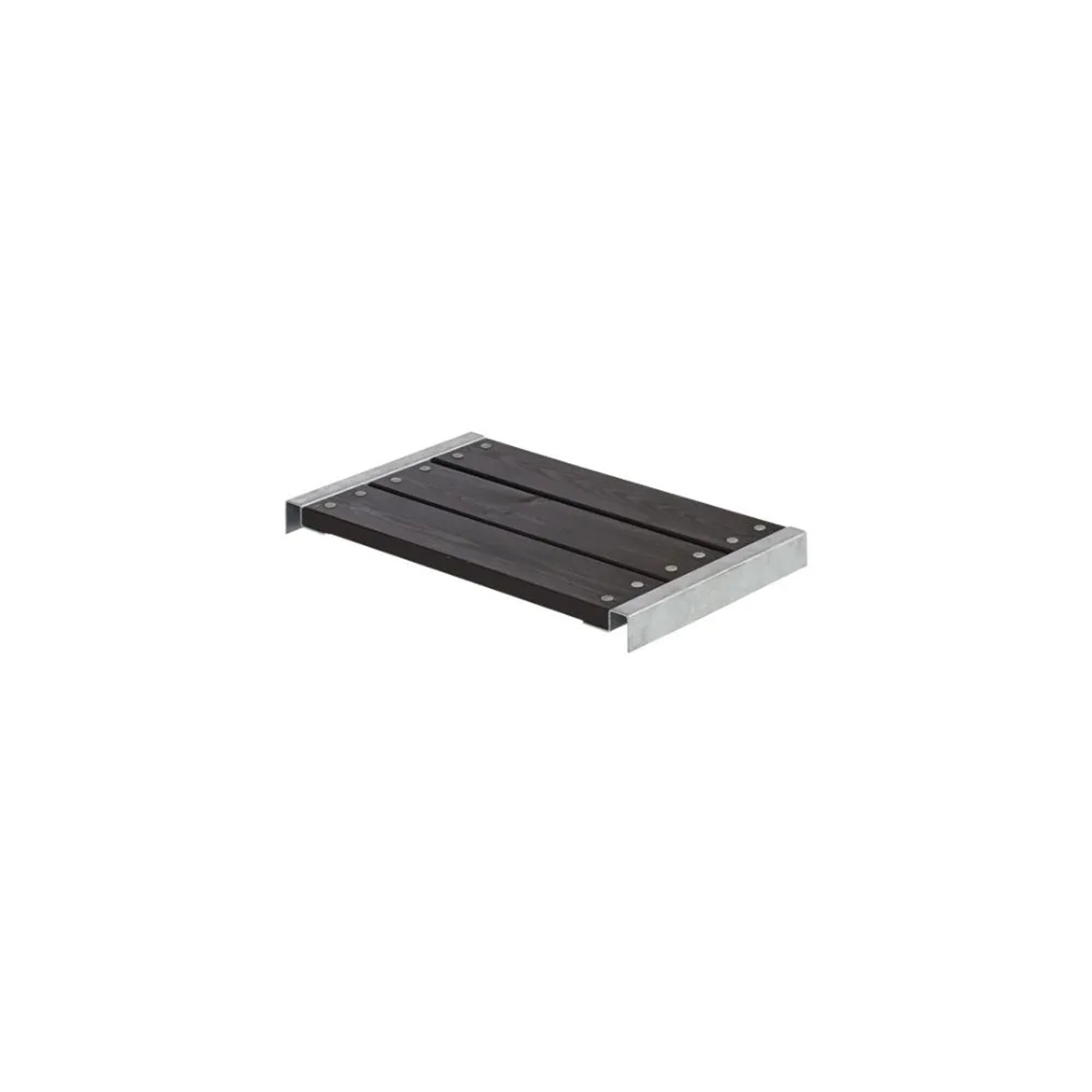 PLUS Bank für Cubic Pipe 60x375 cm Schwarz Gartenzubehör Hochbeet Zubehör
