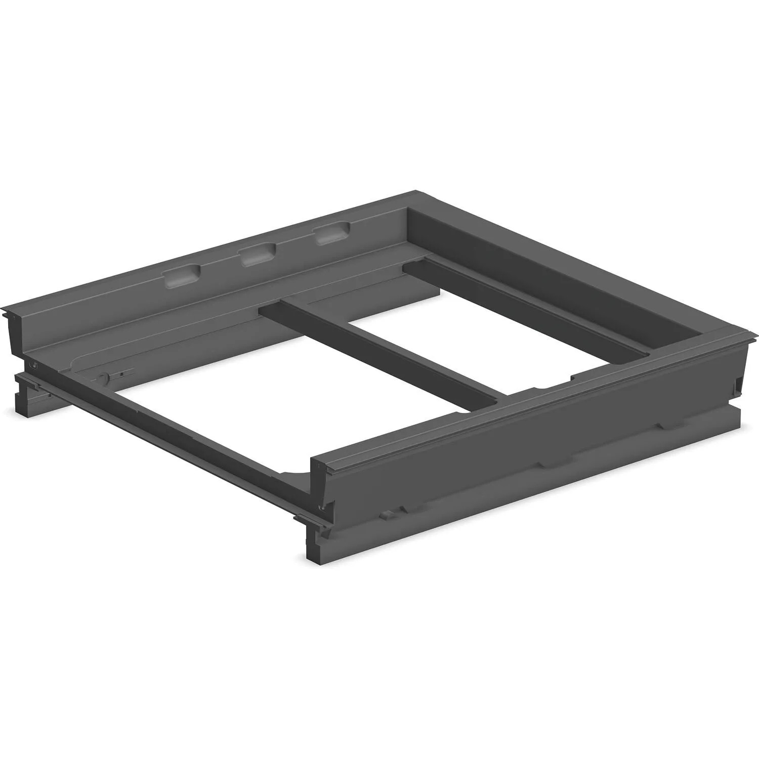 Ninka Hängerahmen Eins2fünf Servo-Drive Uno Korpusbreite 500mm Kunststoff Dunkelgrau