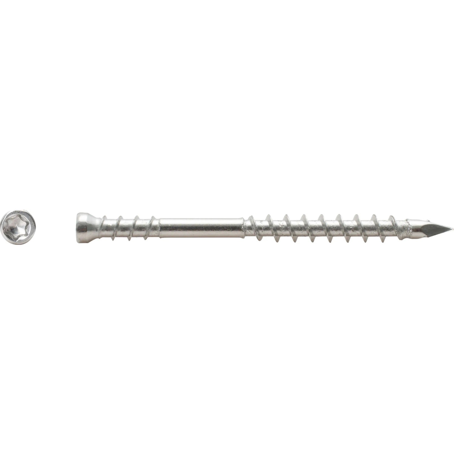 Spanplattenschraube Zylinderkopf Ø 4,5 mm x 60 mm Edelstahl A2