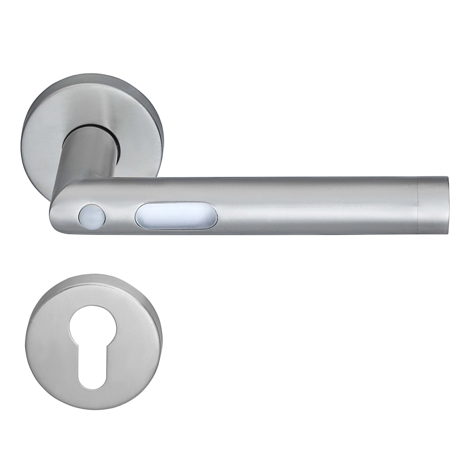 MeinTürgriff LED-Türgriff Orbit Türdrücker Edelstahl Matt Türgriff Drückerg günstig online kaufen