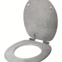 Sanilo WC-Sitz Betonoptik, Toilettendeckel aus Holz, stabil und hochwertig.
