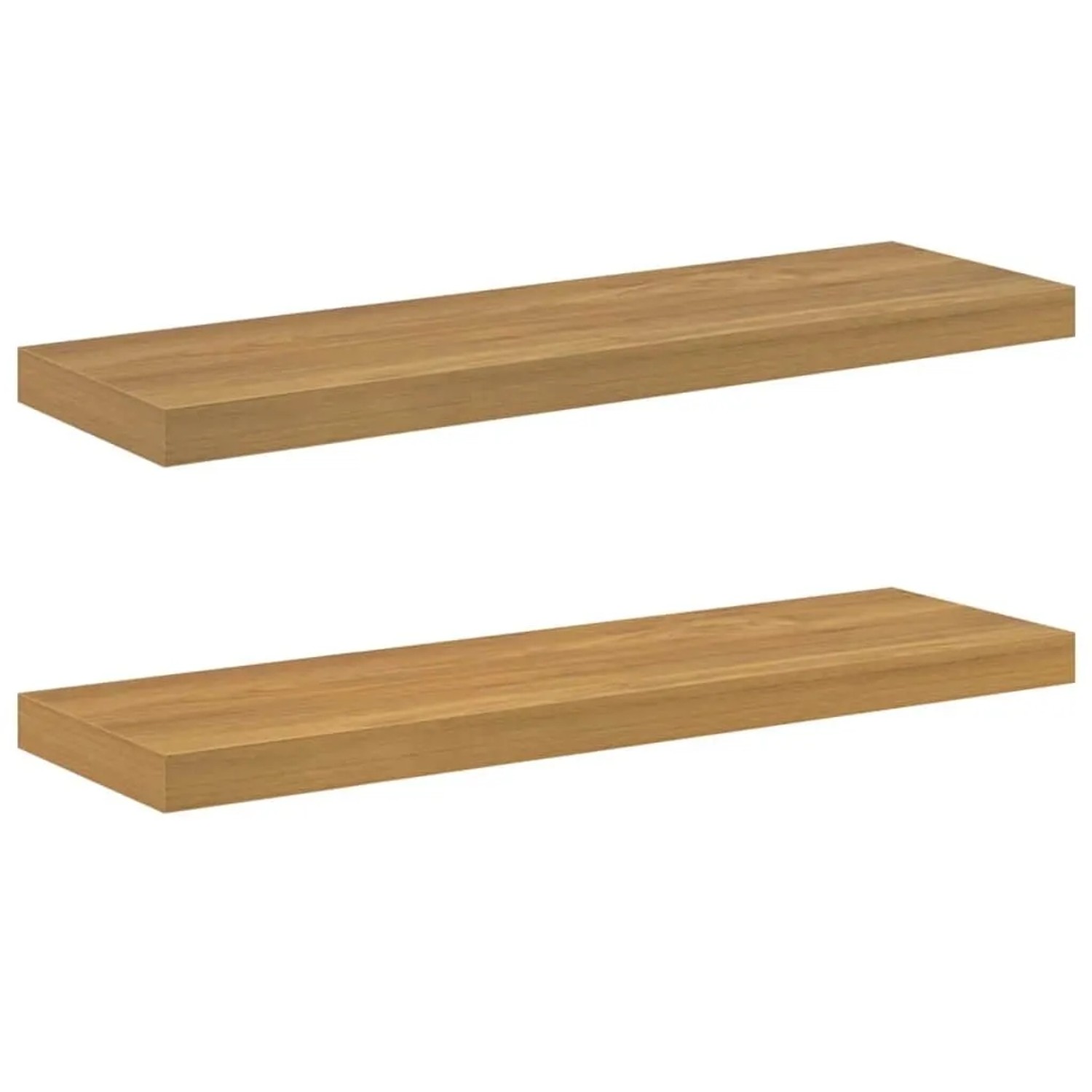 vidaXL Wandregal 2 Stk Braun 90 x 23,5 x 4 cm Holzwerkstoff 42019954