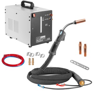 STAHLWERK MIG MAG Schweißbrenner AK501D mit Wasserkühler und Zubehör.