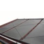 Summer Fun Solar-Poolheizung Ergänzungs-Set auf einem Dach montiert.