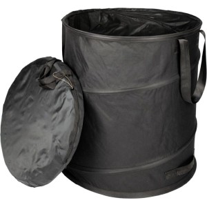 TTL GARDEN Pop Up Laubsack BLACK SUPERIOR 215 L 1er Set – Gartensack Schwarz 260 g/qm Selbststehend