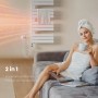 Emke Badheizkörper Elektrisch mit Thermostat und Timer für Handtuchwärmer 40x76cm 400W Weiß Handtuchheizkörper_8