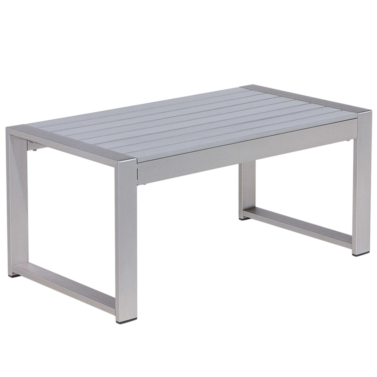 Beliani Couchtisch SALERNO Hellgrau 50x90x42 günstig online kaufen