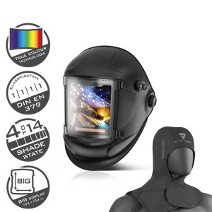 STAHLWERK Automatik Schweißhelm TITAN mit Schweißhaube für optimalen Schutz beim Schweißen.