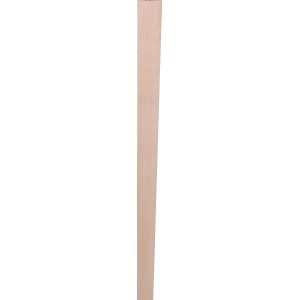 Quadratischer Möbelfuß aus Buche, 55/40 mm x 730 mm, zur individuellen Möbelgestaltung.