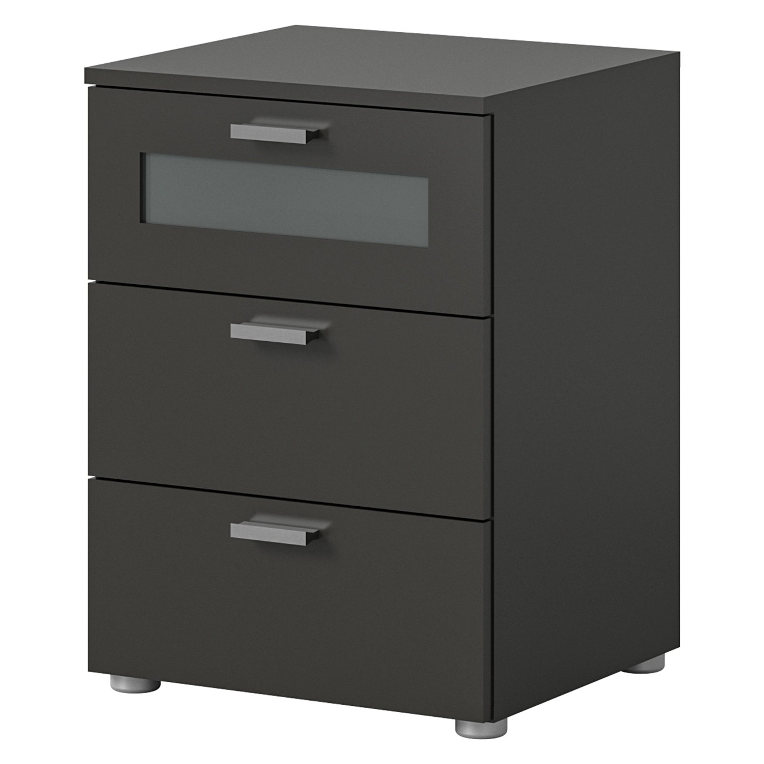 Inn.Furn Nachttisch Grau 45 x 60 cm mit Soft-Close Dante günstig online kaufen