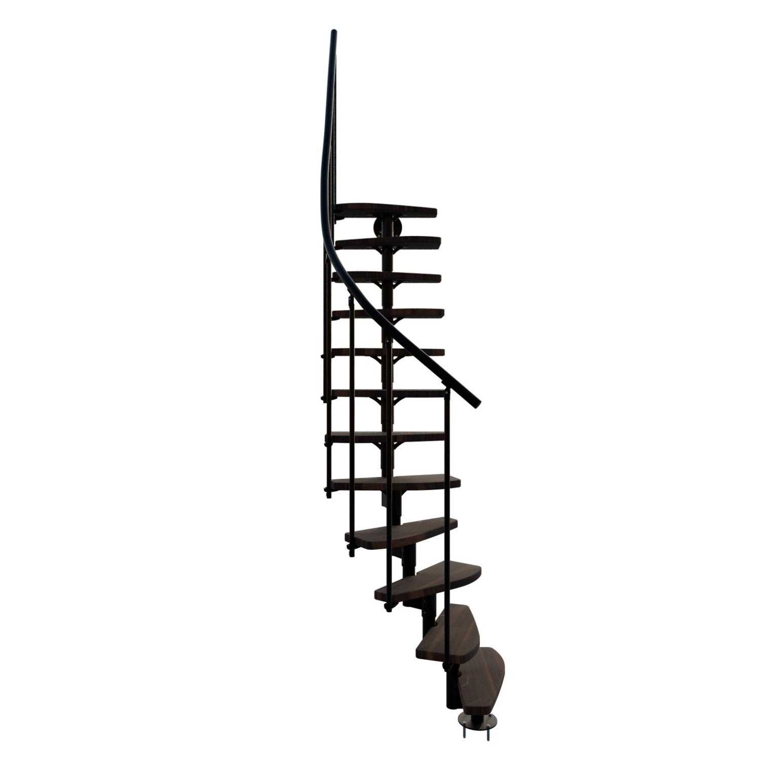 Minka Raumspartreppe Monte Carlo Walnuss Schwarz FSC® günstig online kaufen