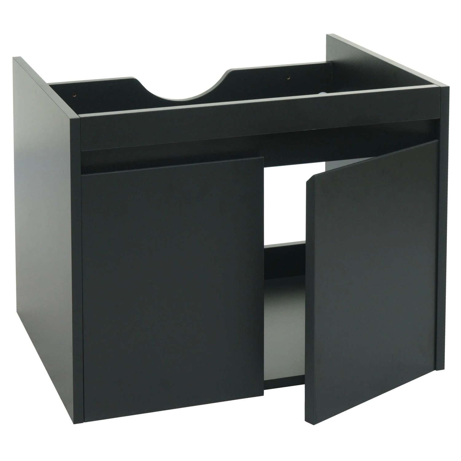 MCW Waschbeckenunterschrank L86 Schwarz