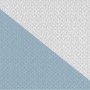 Überstreichbare Vliestapete mit dekorativer Struktur in Weiß und Blau.
