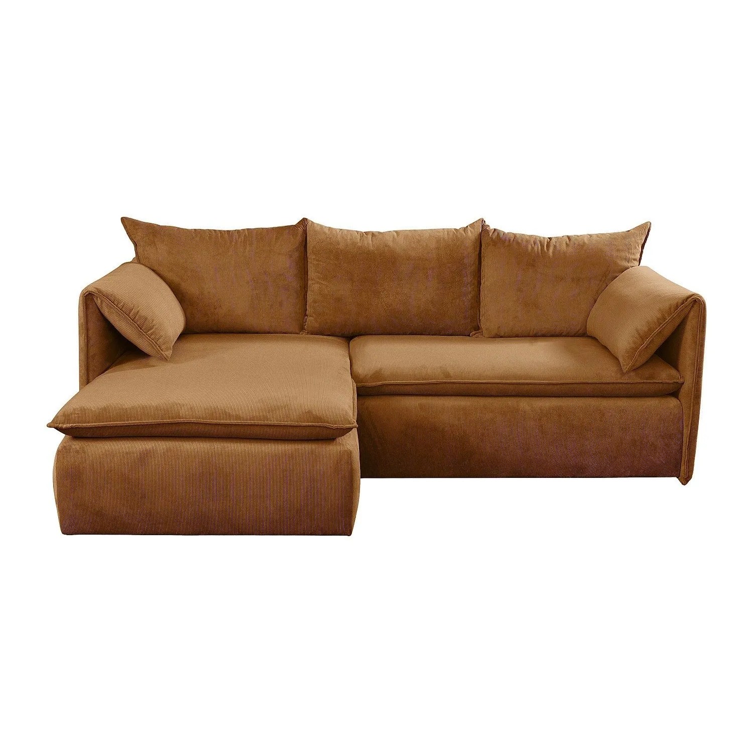 Vente-unique Schlafsofa Teodora Terracotta 230 cm