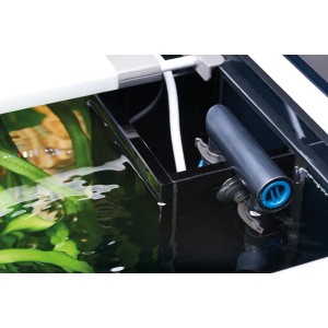 Oase Aquarium-Set HighLine Raumteiler Weißglas 300 Schwarz 300 l