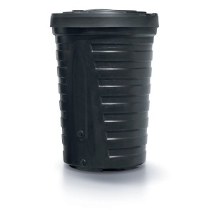 Waterform Regentonne Raincan 210 l Schwarz