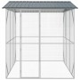 vidaXL Vogelkäfig Anthrazit 227 x 310 x 247 cm Verzinkter Stahl 3325160_5