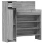vidaXL Schuhschrank Grau Sonoma 100,5x28x100 cm Holzwerkstoff 840427_5