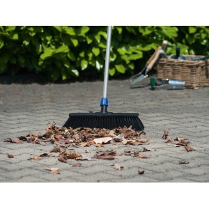 LUX Straßenbesen 2in1 Elaston, 60 cm, zum Kehren von Laub und Schmutz im Außenbereich.
