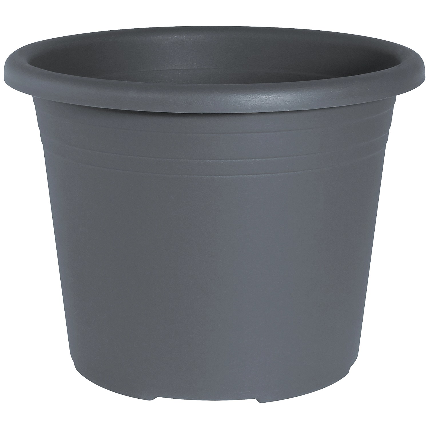 Geli Thermo Plastic Vaso Cylindro Rotondo In Plastica Resistente – Beige (Taupe), Altezza 50 Cm, Con Fori Di Drenaggio - copertina