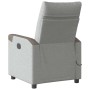 vidaXL Massagesessel Elektrisch Wolkengrau Stoff 3324084_6