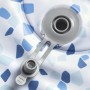 Detailaufnahme: Aufblasventil des Bestway Lay-Z-Spa St. Lucia AirJet Whirlpools mit Mosaikmuster.