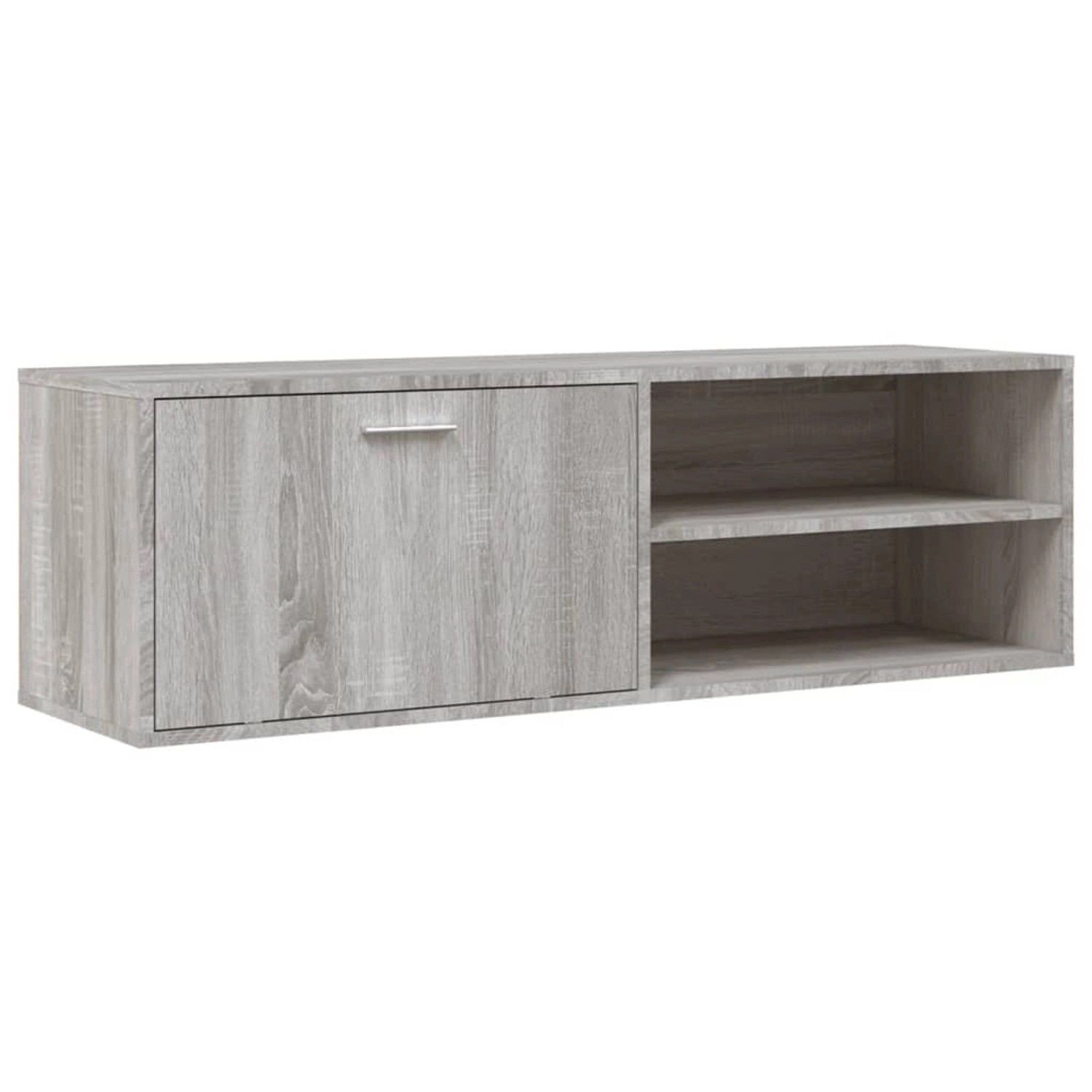 vidaXL TV-Schrank Grau Sonoma 120x34x37 cm Holzwerkstoff 833549
