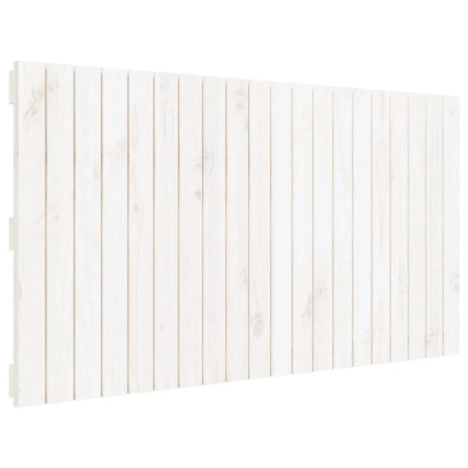 vidaXL Wand-Kopfteil Weiß 127,5x3x60 cm Massivholz Kiefer 824839