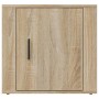 Nachttisch Sonoma-Eiche, 50x39x47cm, Büroschrank mit Tür und Griff.