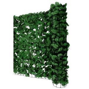 PROREGAL Balkonsichtschutz 150x300x1cm Zaun Blatt Dunkel