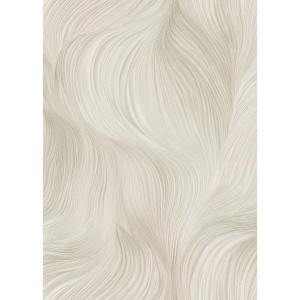 Beige Vliestapete mit Wellenmuster "Waves of Light" von Erismann, Kollektion Fashion for Walls.