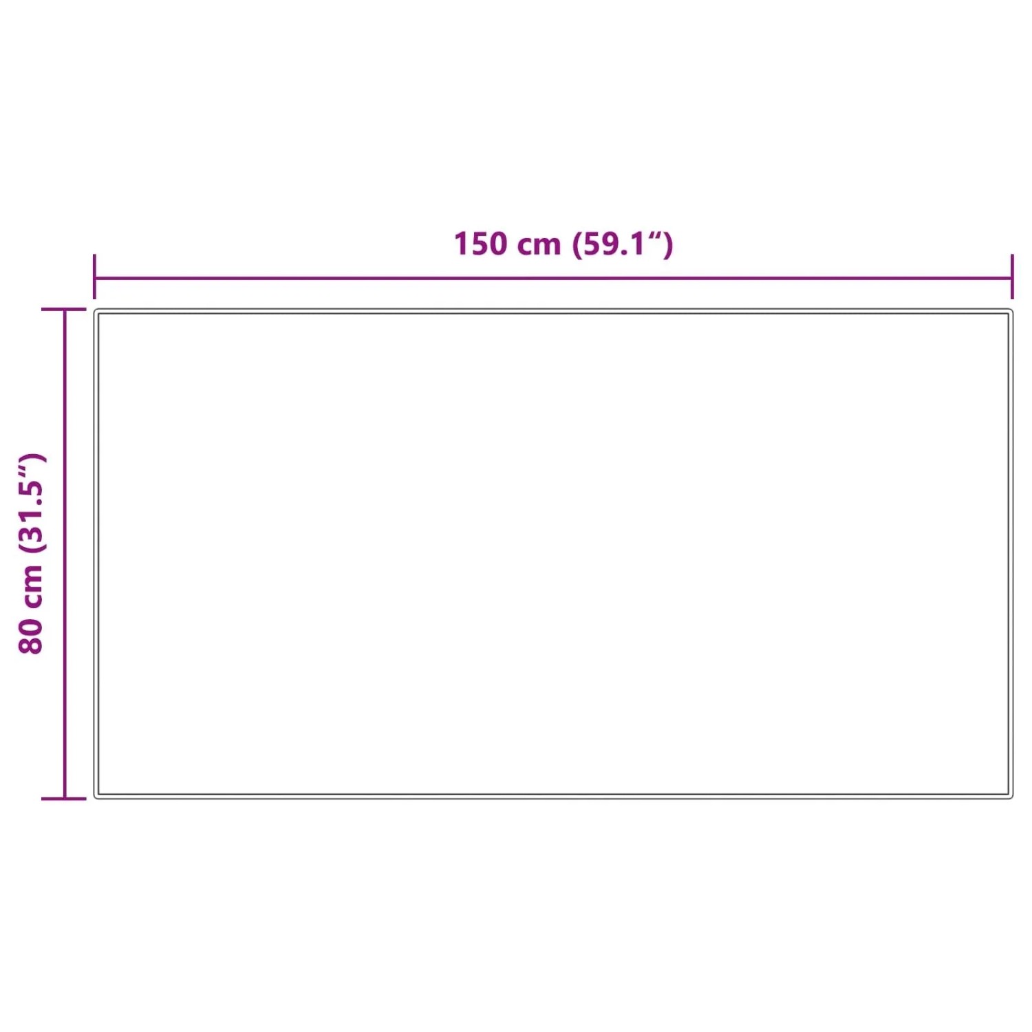 vidaXL Kunstschaffell Teppich Tafalla Creme 80 x 150 cm Polyester 42021500_10