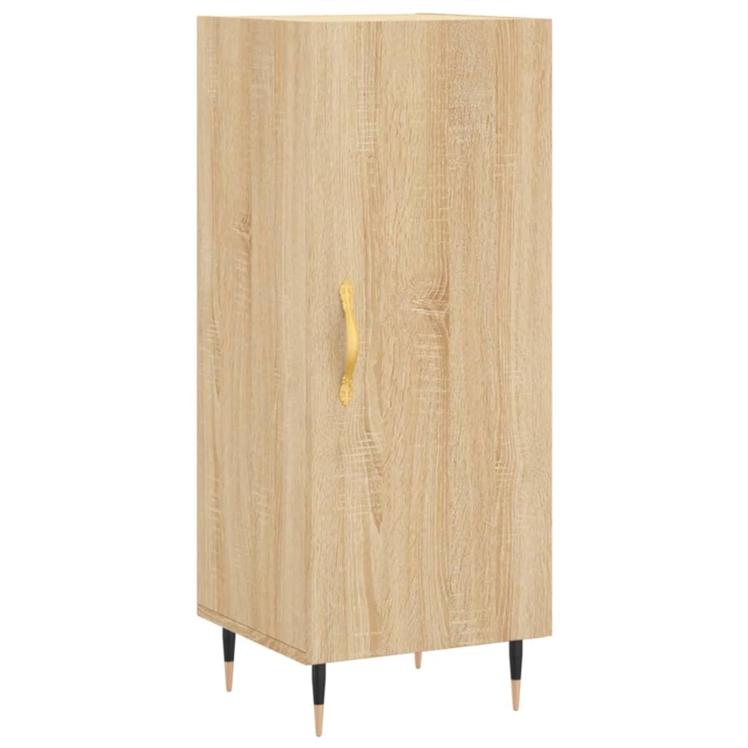 vidaXL Sideboard Sonoma-Eiche 34,5x34x90 cm Holzwerkstoff 828519 günstig online kaufen